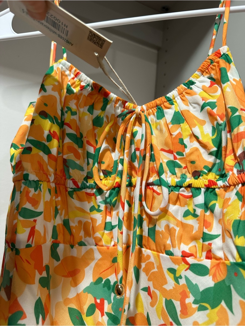Hello Molly Orange & Green Floral Maxi Dress - Picture 8 of 9
